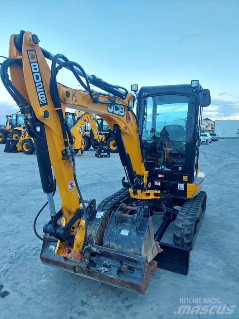 JCB 8026 CTS Mini ekskavatoriai < 7 t