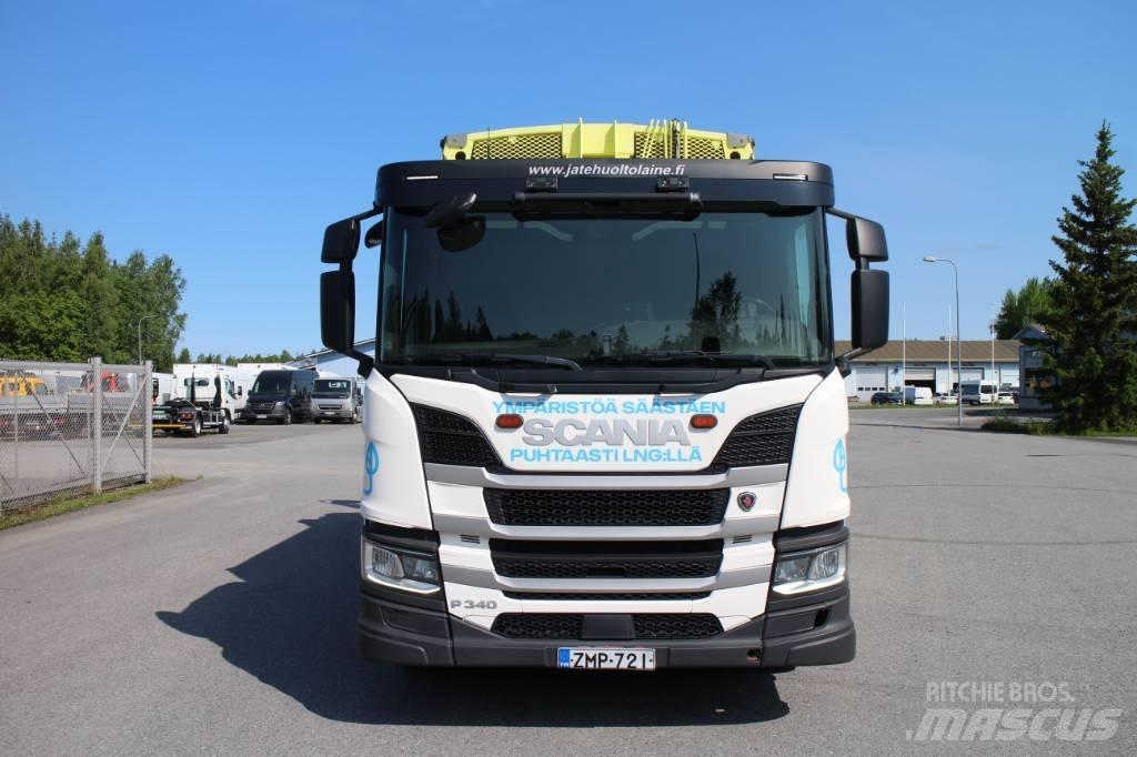 Scania P 340 CNG A Šiukšliavežės