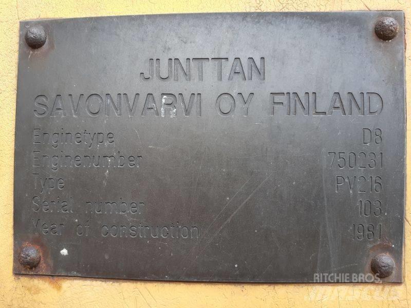 Junttan PV 216 Polių kalimo technika