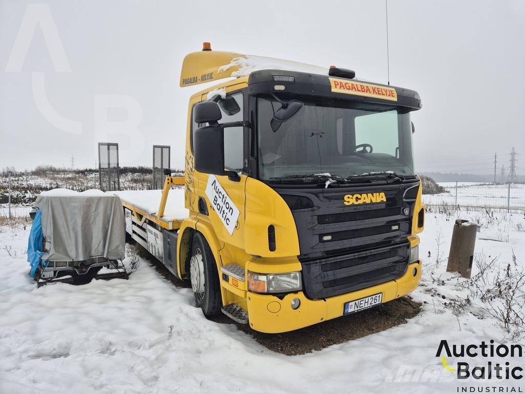 Scania P 230 Pagalbos kelyje automobiliai