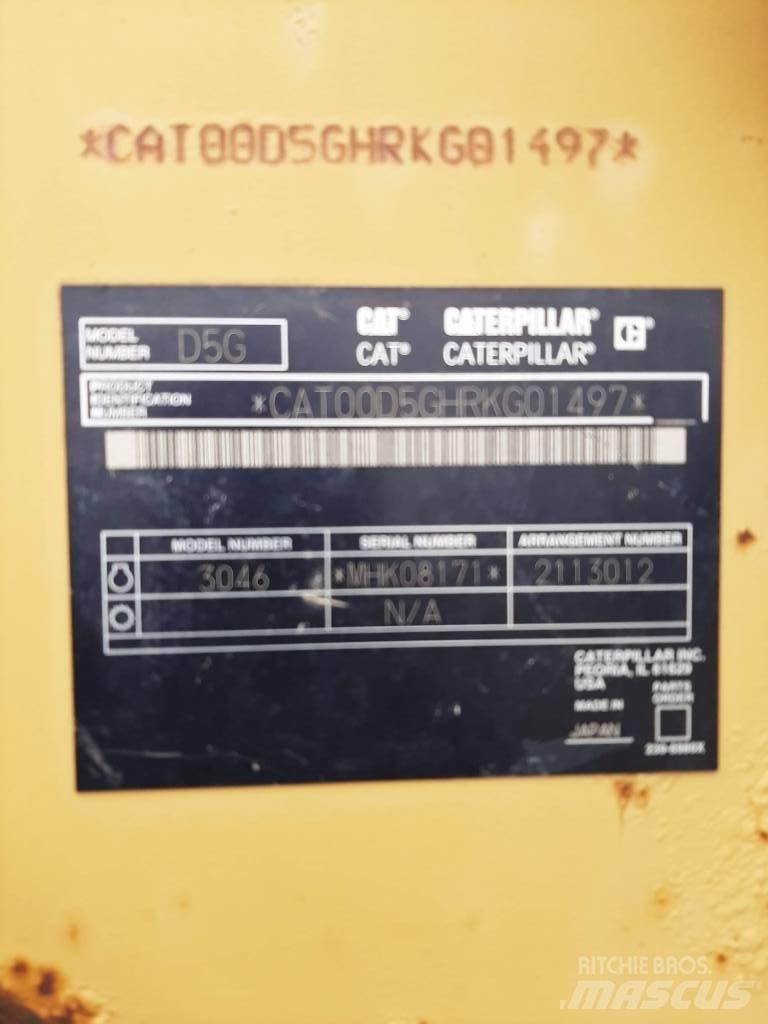 CAT D5GLGP Vikšriniai buldozeriai