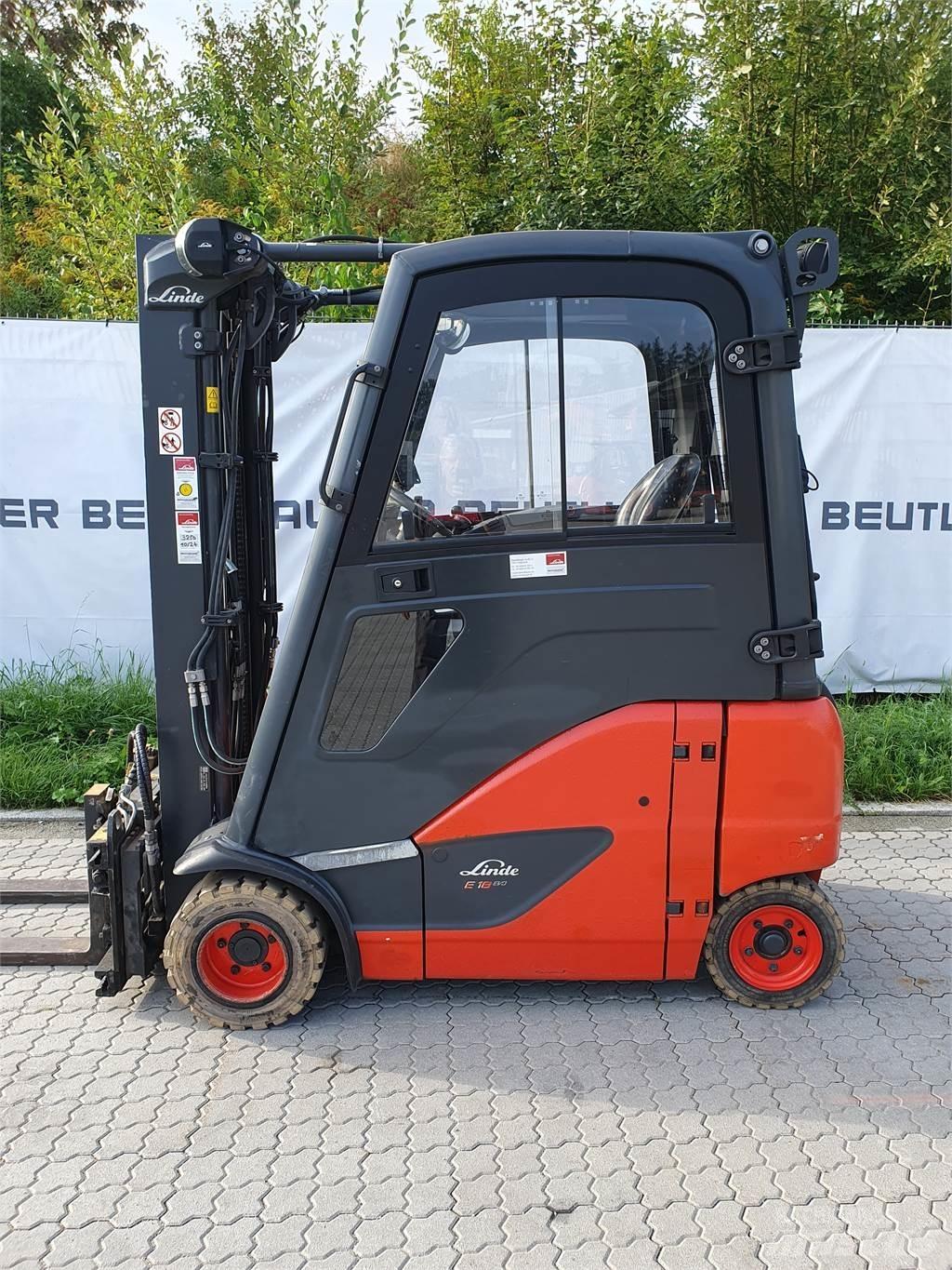 Linde E18PH Elektriniai šakiniai krautuvai
