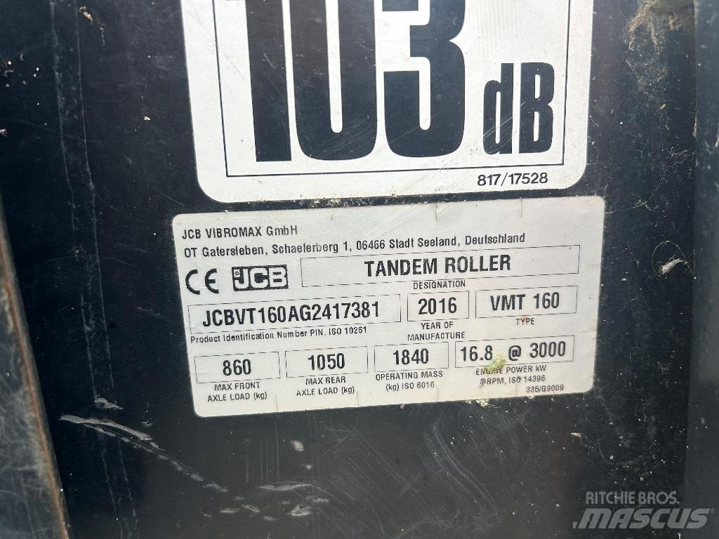 JCB VMT160-80 Porinių būgnų volai
