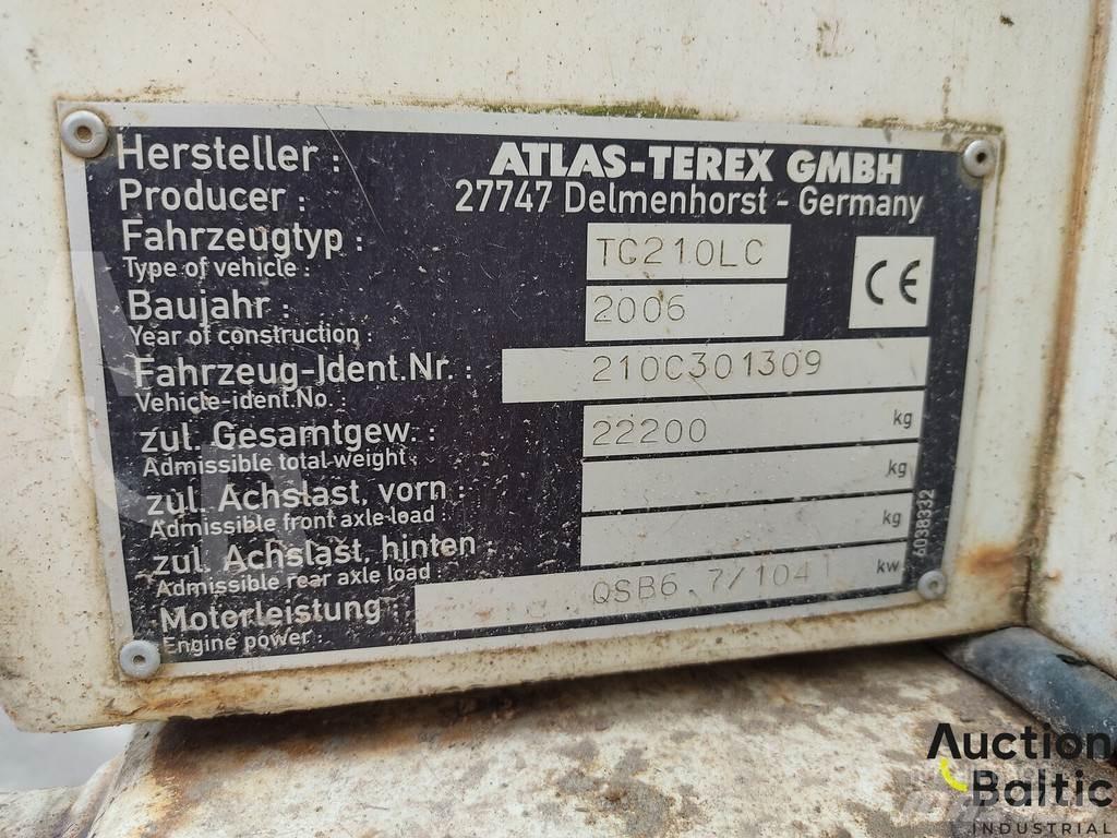 Terex TC210LC Vikšriniai ekskavatoriai
