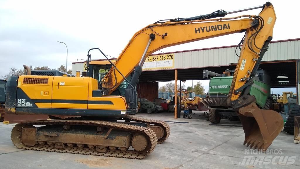 Hyundai HX 220 L Vikšriniai ekskavatoriai