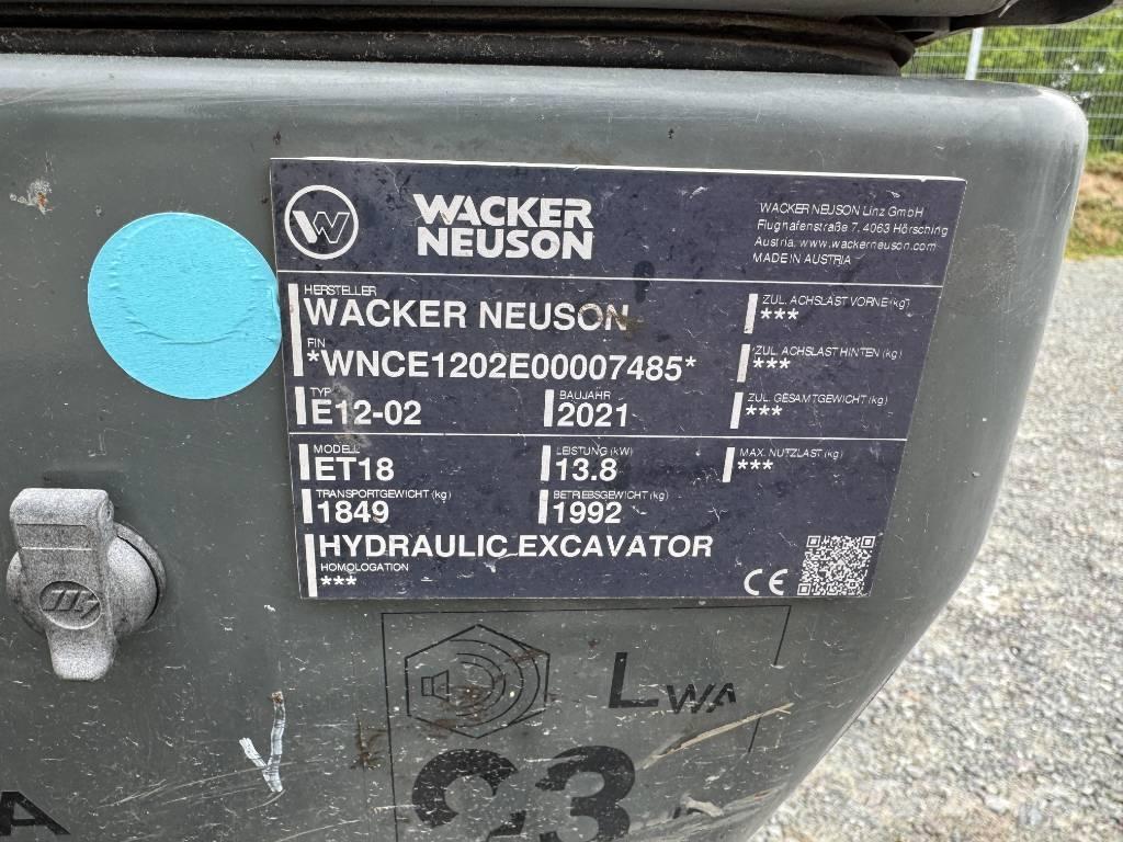 Wacker Neuson ET18 Vikšriniai ekskavatoriai