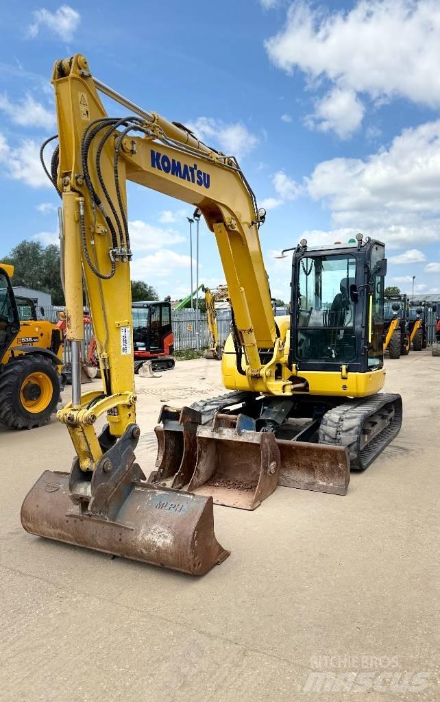 Komatsu PC 80 MR-5 Vidutinės galios ekskavatoriai 7-12 t