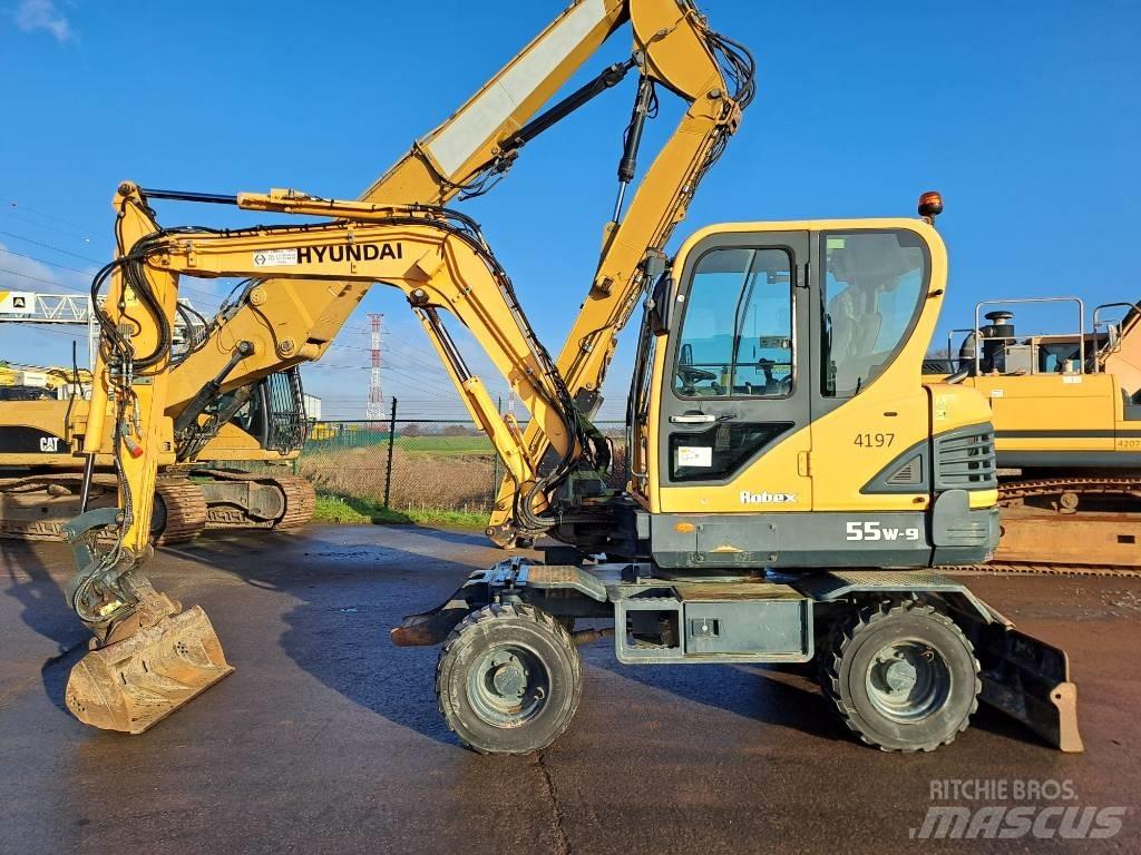 Hyundai Robex 55 W-9 Ratiniai ekskavatoriai