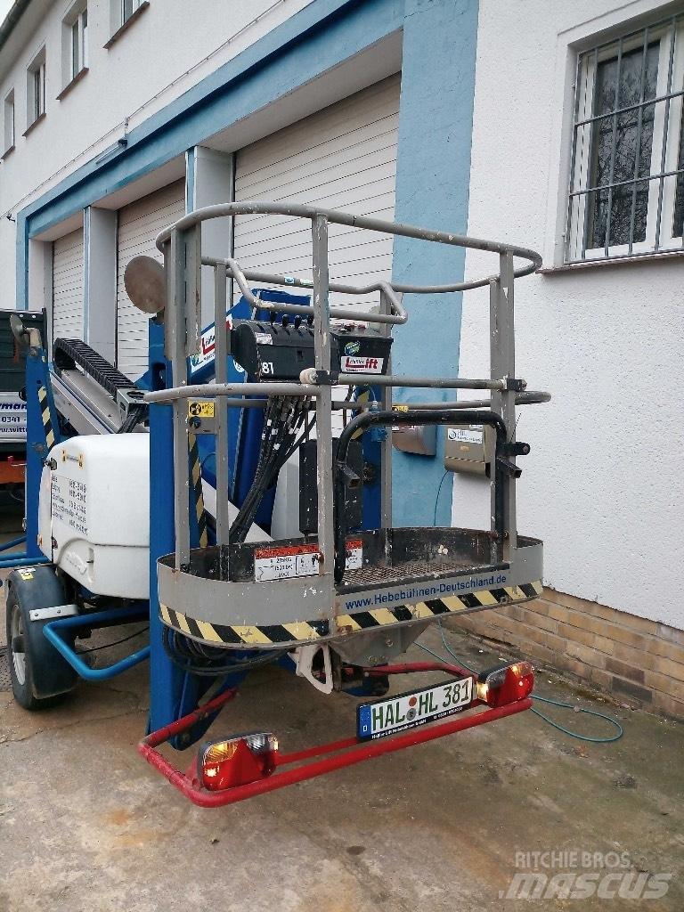 Niftylift 150TET Ant priekabų montuojamos kėlimo platformos