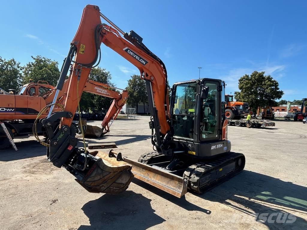 Develon DX 55 R-7 Mini ekskavatoriai < 7 t