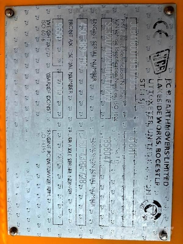 JCB 416 HT Naudoti ratiniai krautuvai