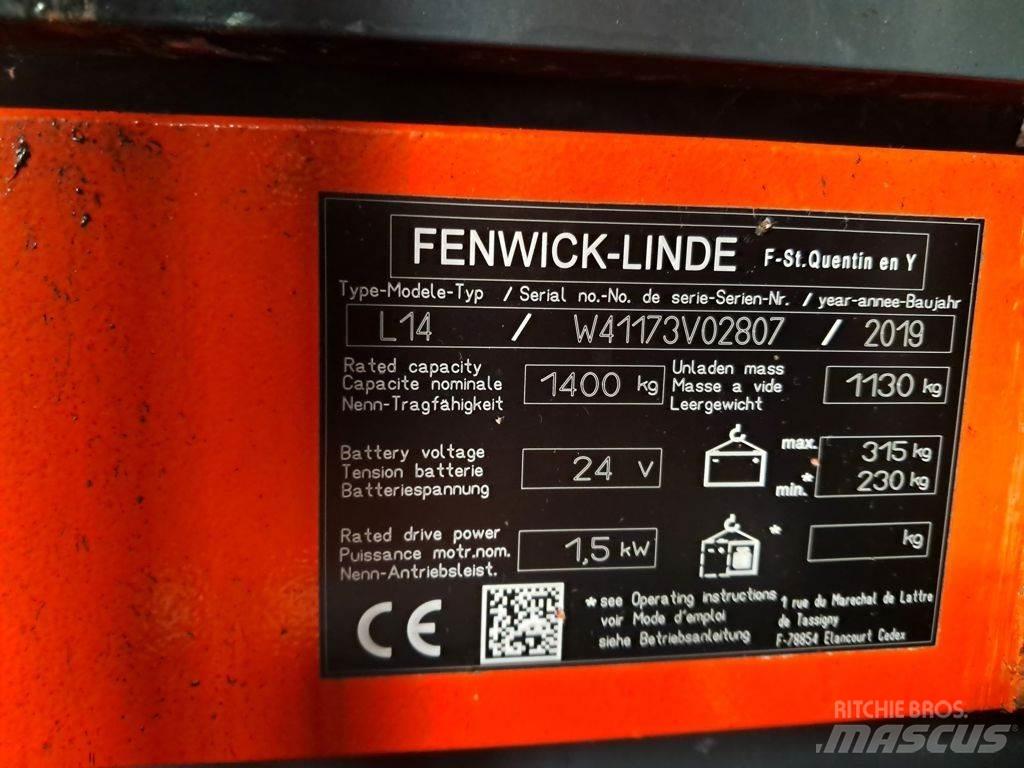 Linde L14 Rankiniai vėžimėliai