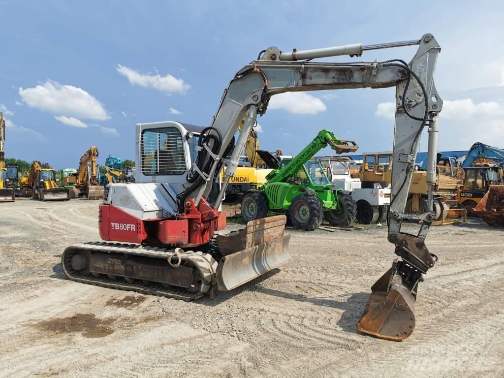 Takeuchi TB80FR Vidutinės galios ekskavatoriai 7-12 t