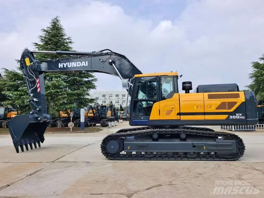 Hyundai HX300HD Vikšriniai ekskavatoriai