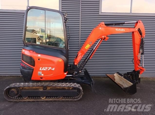 Kubota u27-4 Mini ekskavatoriai < 7 t