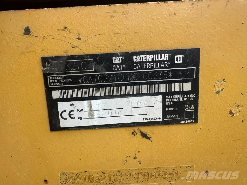 CAT 321 C Vikšriniai ekskavatoriai