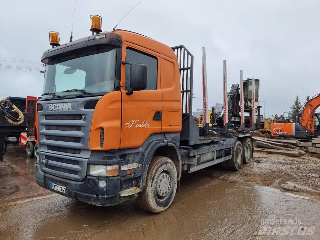 Scania R 580 Miškovežių vilkikai