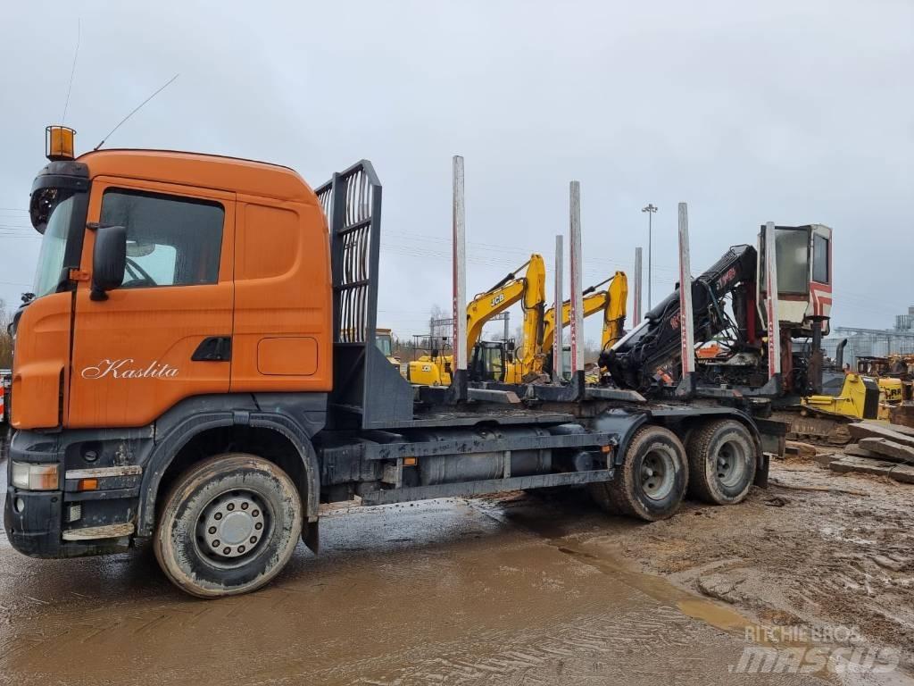 Scania R 580 Miškovežių vilkikai