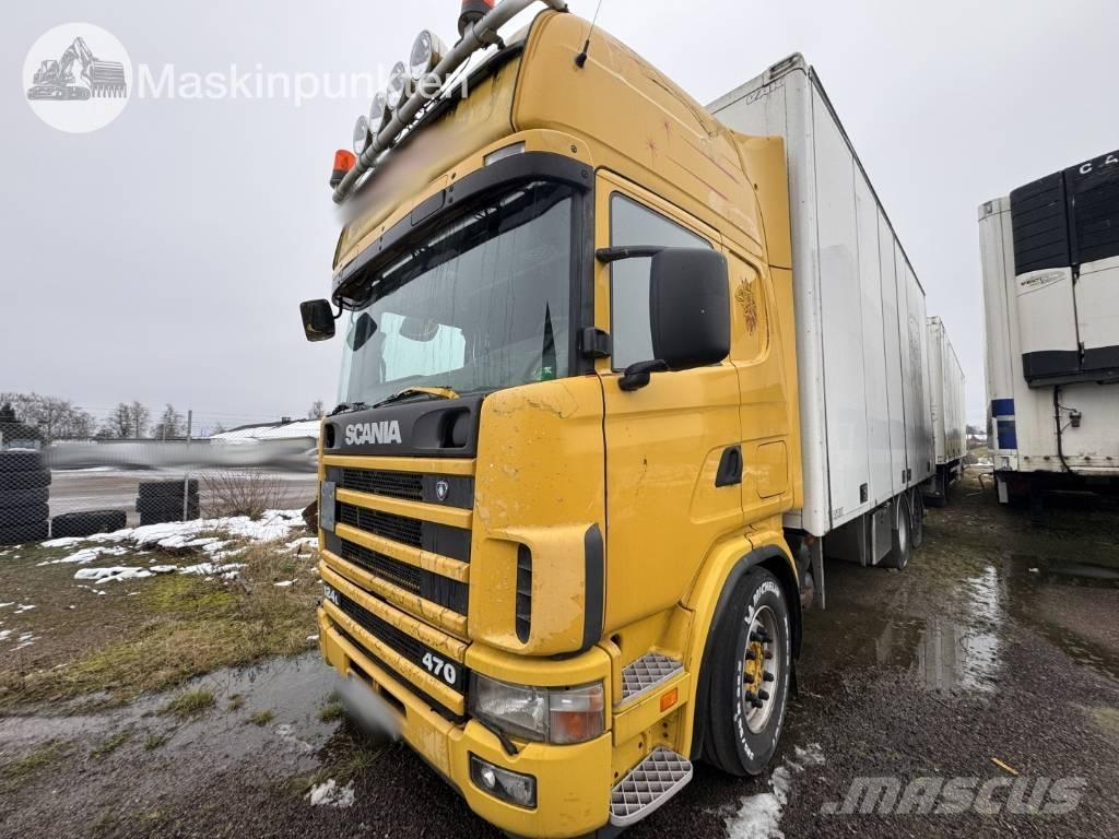 Scania R 124 Sunkvežimiai su dengtu kėbulu