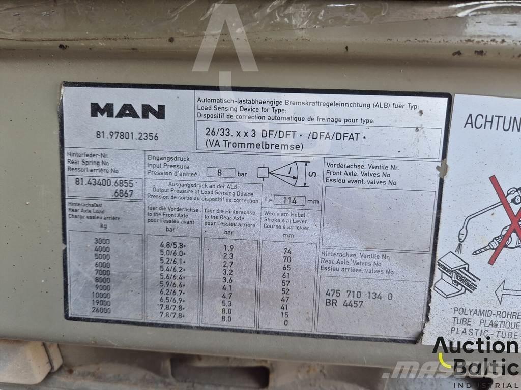 MAN 27.403 Savivarčių priekabų vilkikai