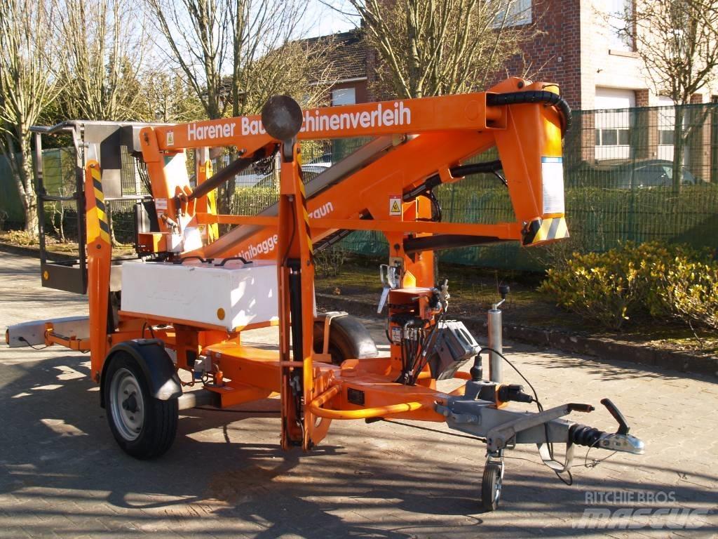 Niftylift 120 T Ant priekabų montuojamos kėlimo platformos