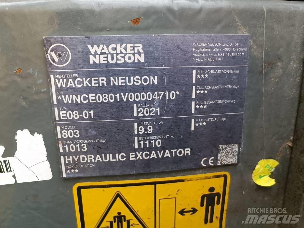 Wacker Neuson 803 Vikšriniai ekskavatoriai