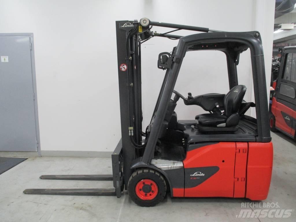 Linde E 16 C-02 Elektriniai šakiniai krautuvai