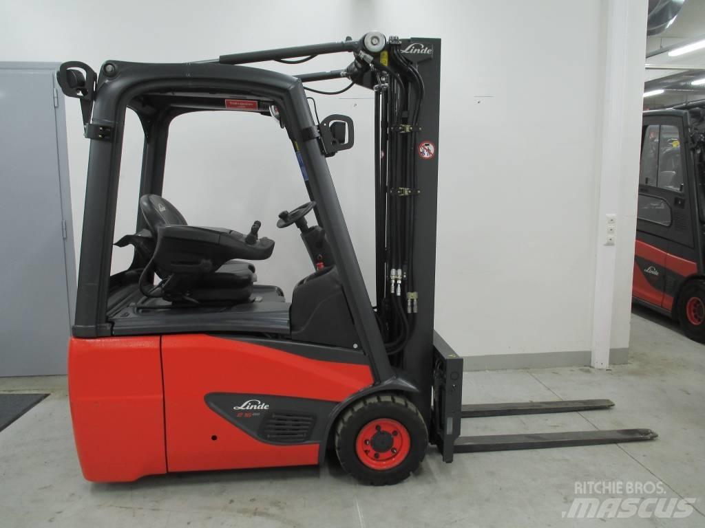 Linde E 16 C-02 Elektriniai šakiniai krautuvai