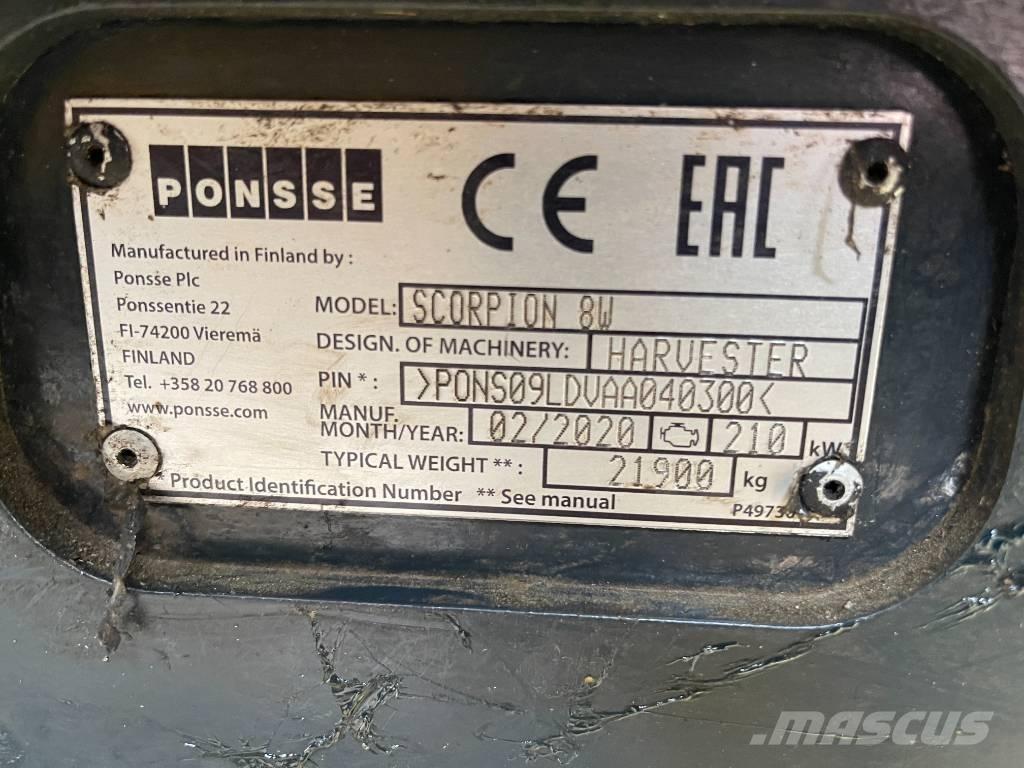 Ponsse Scorpion Miško technika (Harvesteriai)