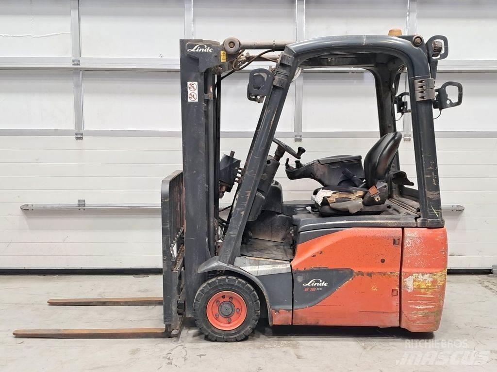 Linde E16C-02 Elektriniai šakiniai krautuvai
