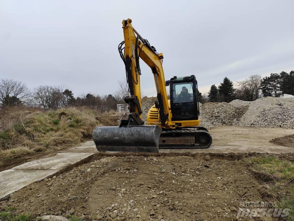 JCB 8085 Vidutinės galios ekskavatoriai 7-12 t