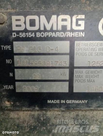 Bomag BW 213 D-4 Vieno būgno volai