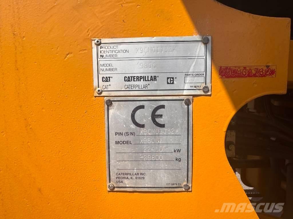 CAT 980 G Naudoti ratiniai krautuvai