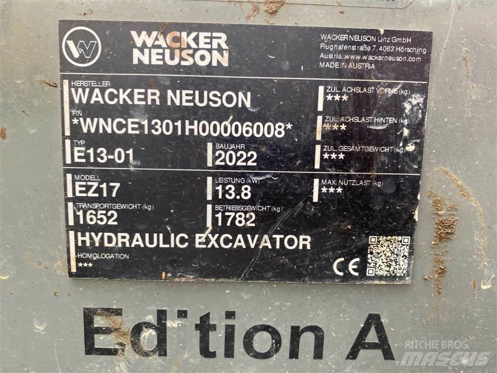 Wacker Neuson EZ17 Vikšriniai ekskavatoriai
