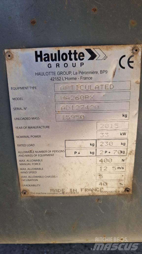 Haulotte HA 260 PX Alkūniniai keltuvai