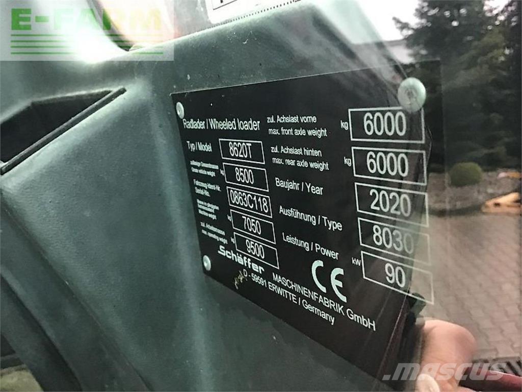 Schäffer 8620t Naudoti ratiniai krautuvai