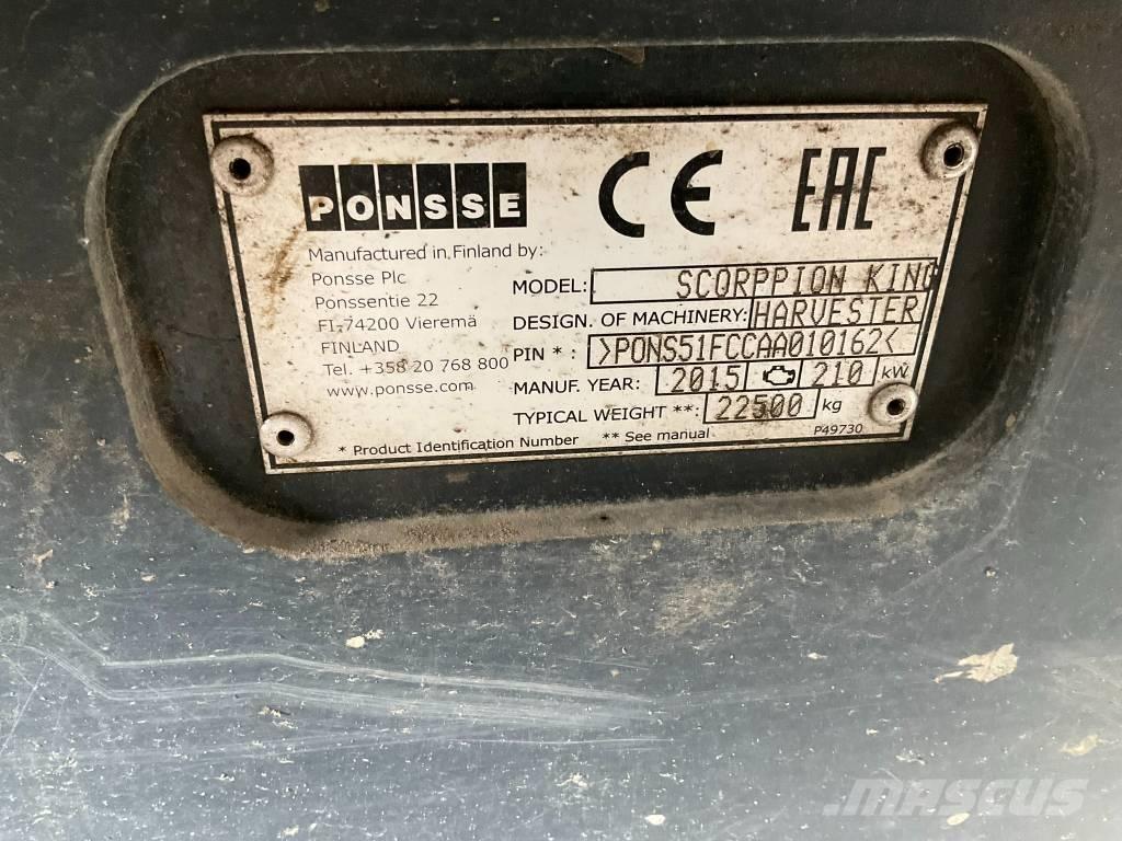 Ponsse Scorpion King Miško technika (Harvesteriai)