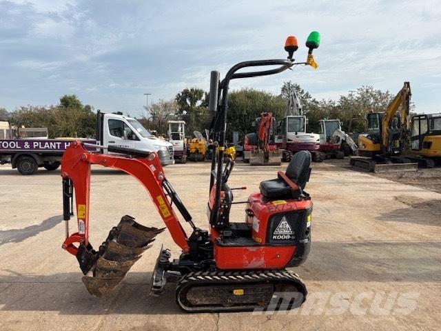 Kubota K 008-5 Mini ekskavatoriai < 7 t
