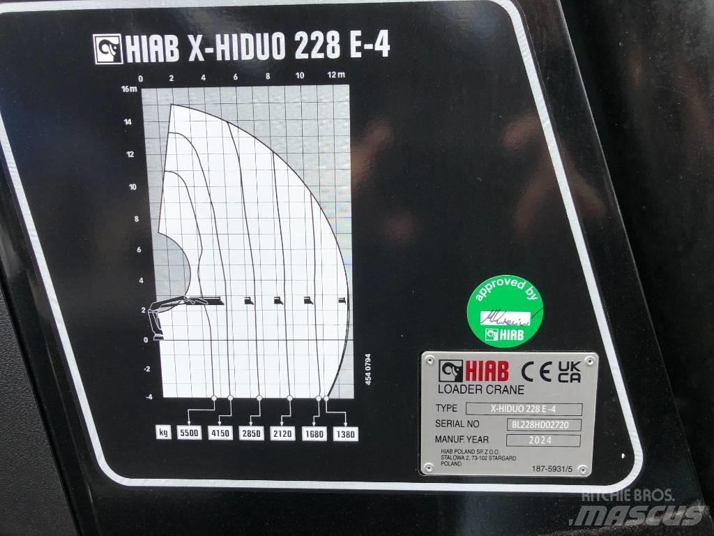 HIAB X-HiDuo 228 E-4 Keltuvai-krautuvai