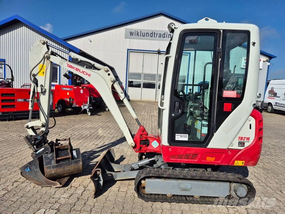 Takeuchi TB 216 Mini ekskavatoriai < 7 t