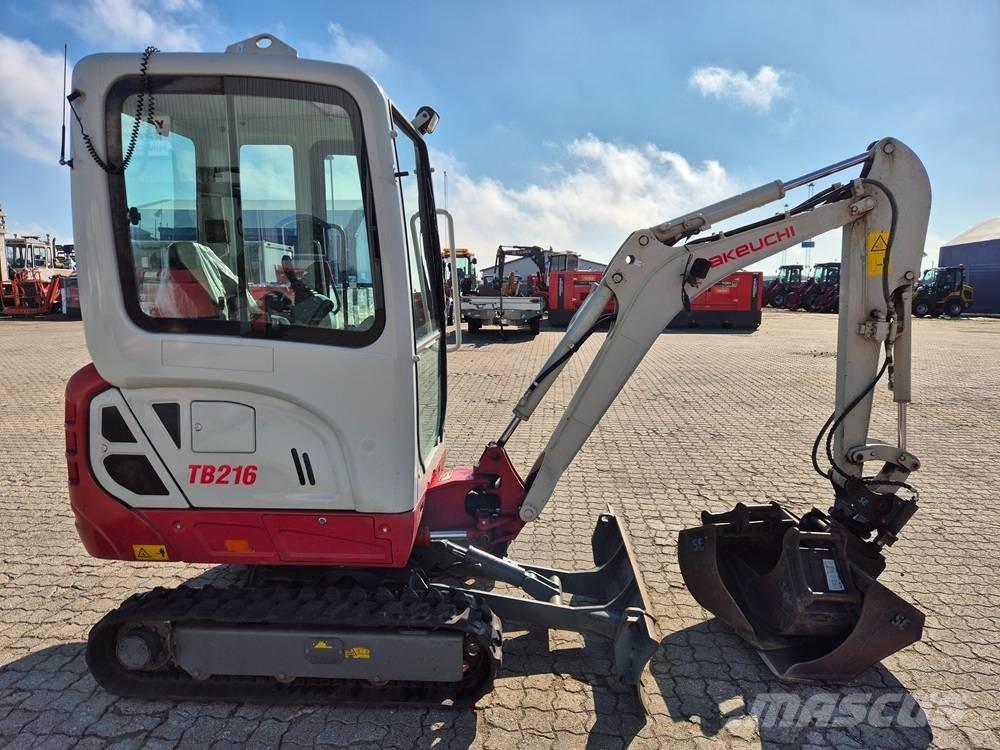 Takeuchi TB 216 Mini ekskavatoriai < 7 t