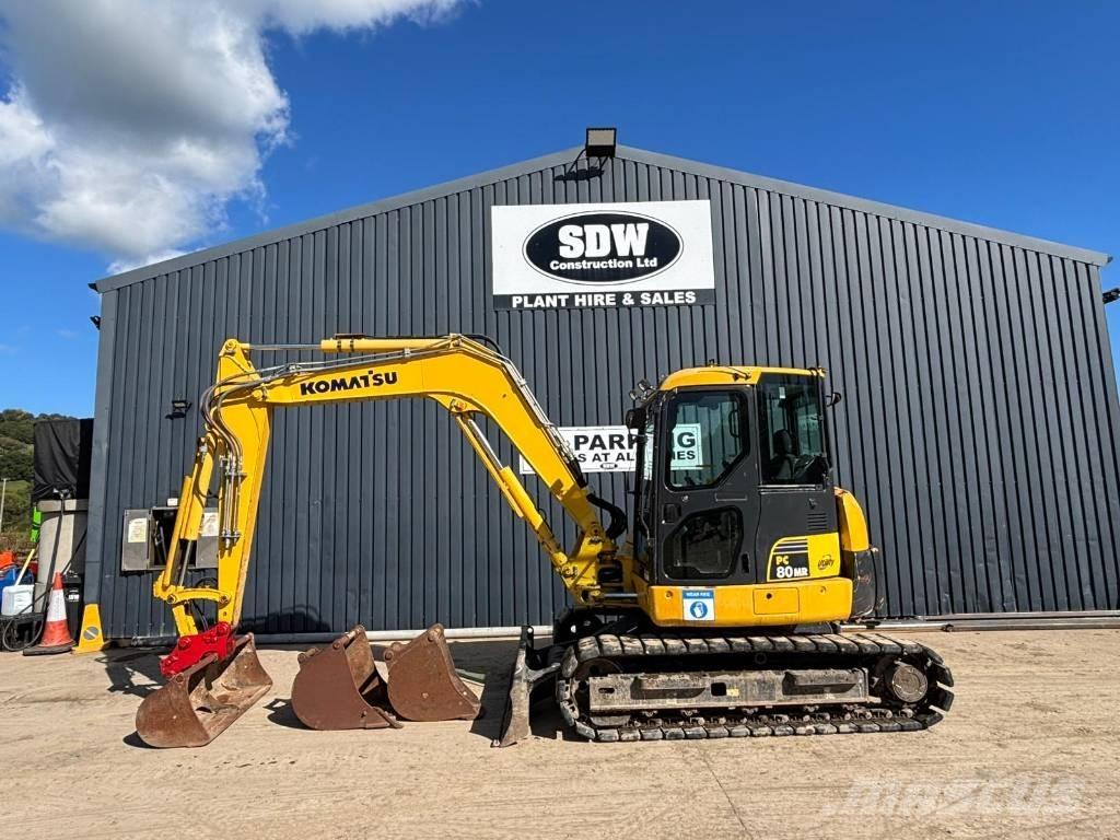 Komatsu PC 80 MR Vidutinės galios ekskavatoriai 7-12 t