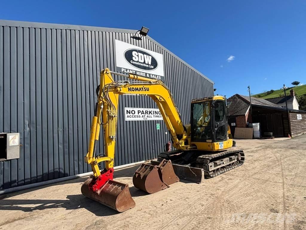 Komatsu PC 80 MR Vidutinės galios ekskavatoriai 7-12 t