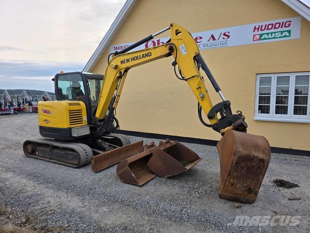New Holland E60C Mini ekskavatoriai < 7 t