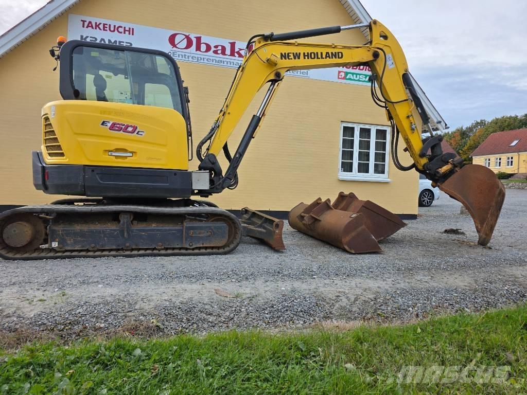 New Holland E60C Mini ekskavatoriai < 7 t