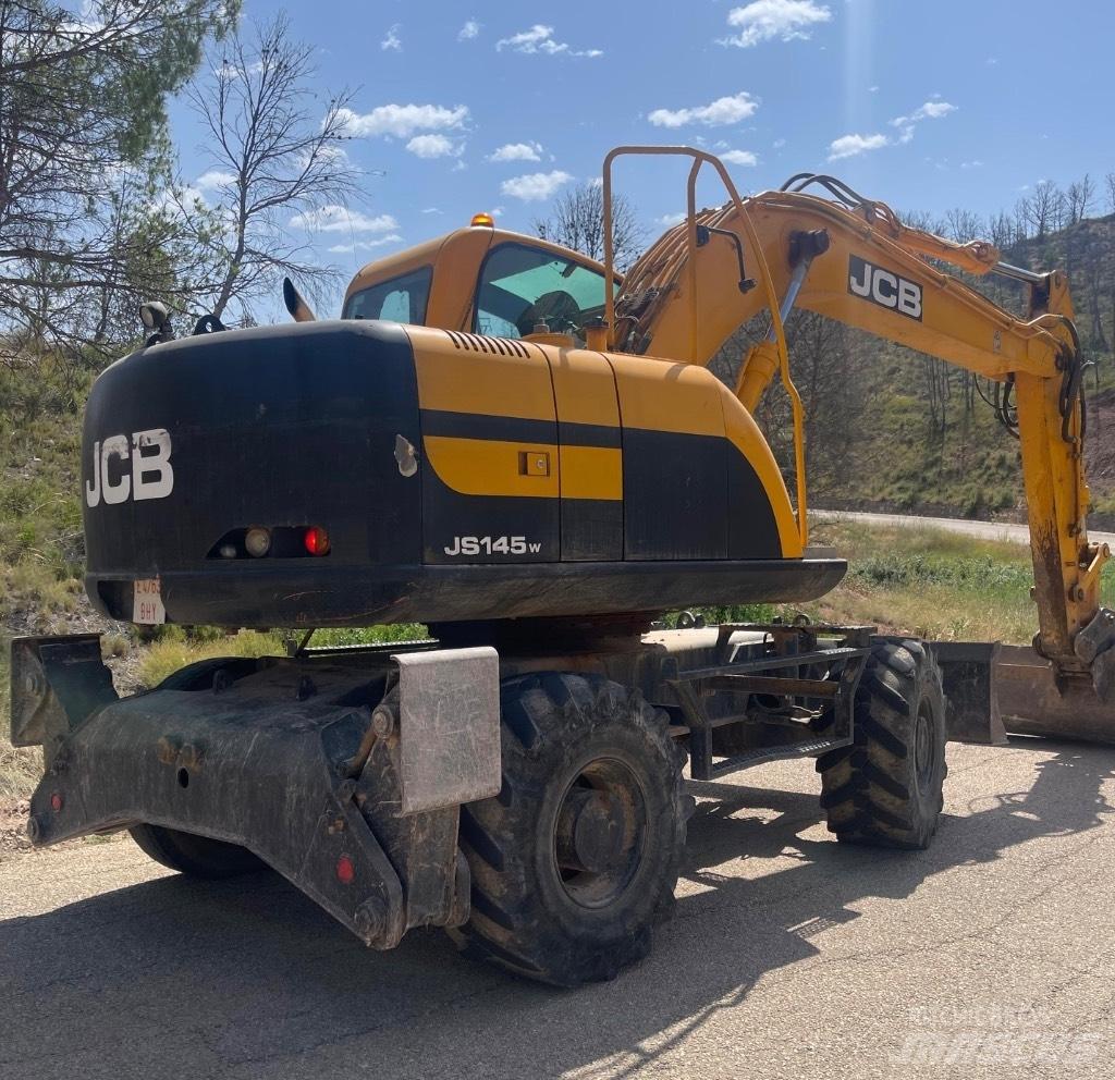 JCB JS 145 W Ratiniai ekskavatoriai