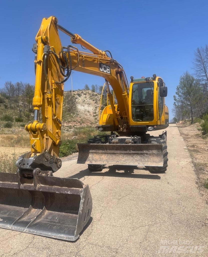 JCB JS 145 W Ratiniai ekskavatoriai