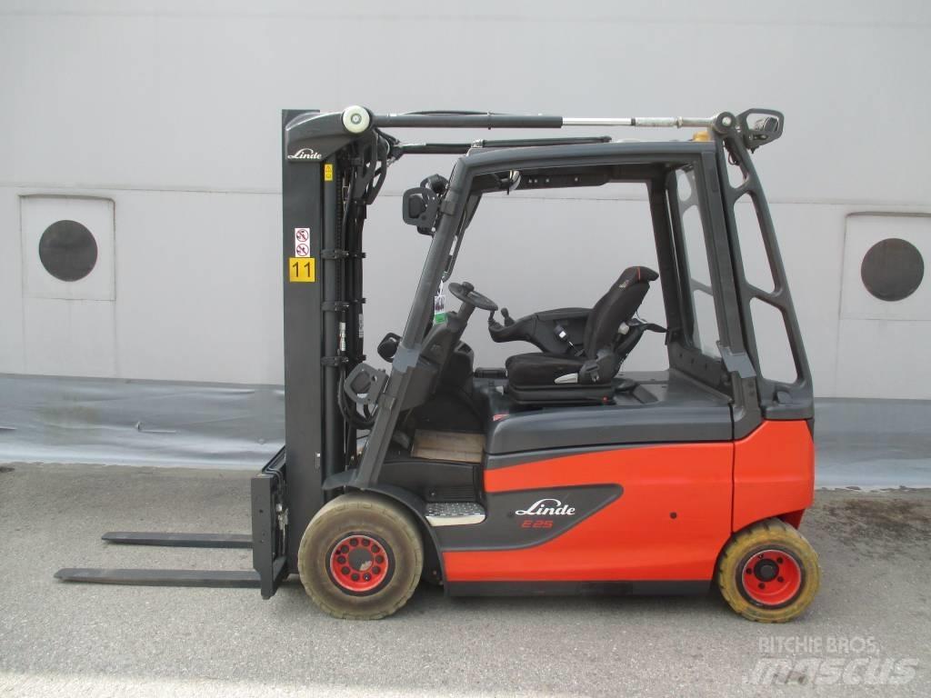 Linde E25L Elektriniai šakiniai krautuvai