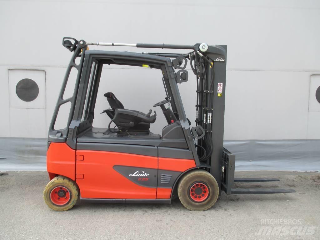 Linde E25L Elektriniai šakiniai krautuvai