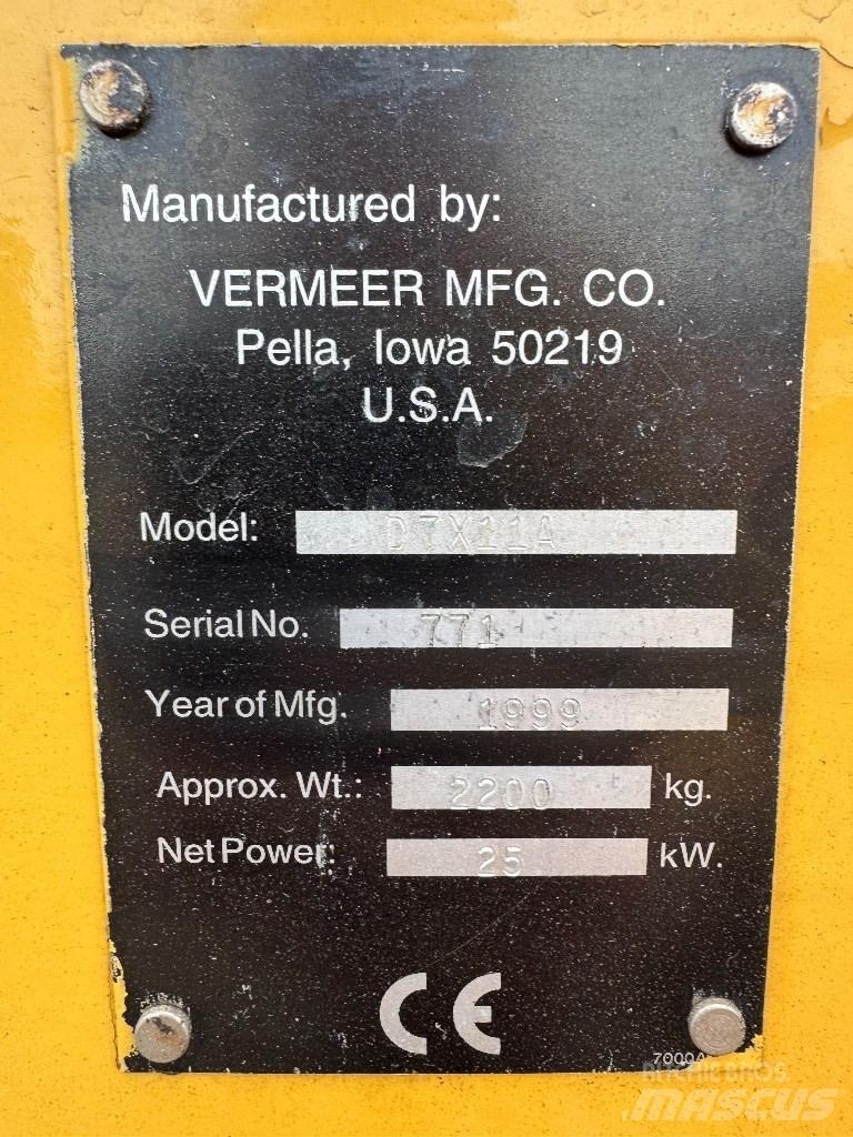 Vermeer D7X11A Horizontali kryptinė gręžimo įranga